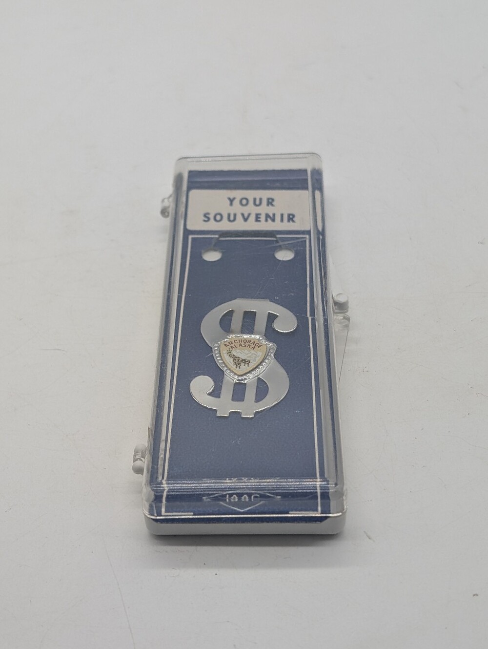 Vintage Anchorage Alaska Souvenir Money Clip - New in Case